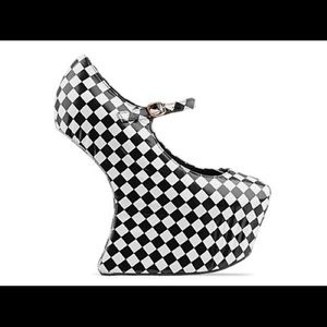 Rare Jeffrey Campbell Night Walk in Checkered